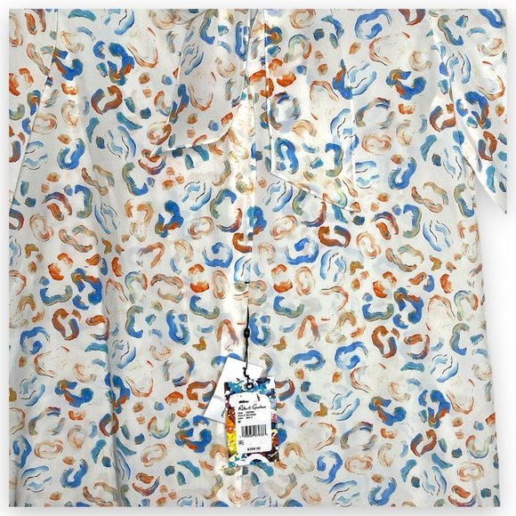 ROBERT GRAHAM BRENNA LEOPARD PRINTED SILK SHIRT DRESS M NWT RETAIL $398 - Picture 4 of 14